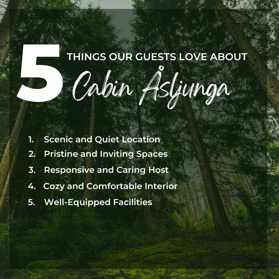 Åsljunga Peaceful Getaway In The Woods W/ Fireplace מראה חיצוני תמונה